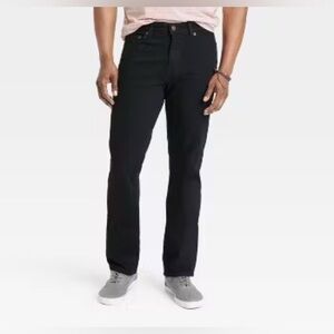 Mens NWT Goodfellow‎ & Co Slim Fit Stretch Black Jeans